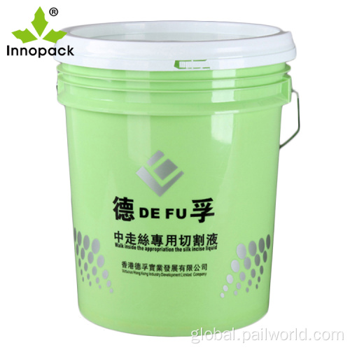 Plastic Paint Bucket printed 5 gallon paint plastic bucket with lid Manufactory